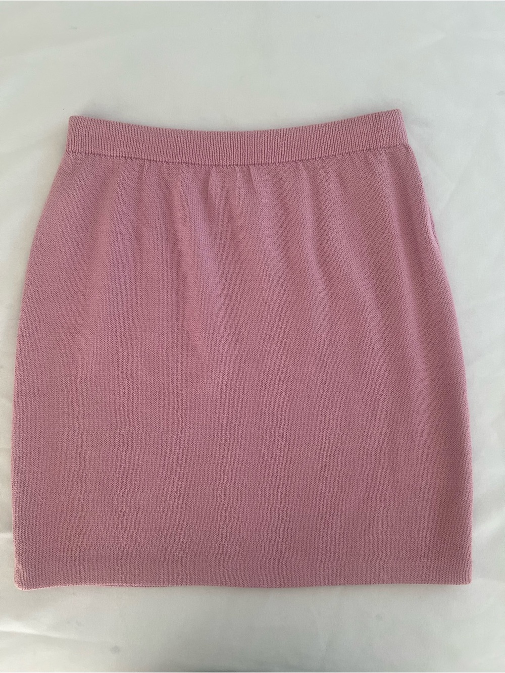 St John Collection By Marie Gray Women's Pink Knit Pencil Skirt